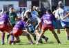 Fédérale 3. Après le derby perdu à Montech, le staff de l’Avenir Moissagais ne cache pas sa frustration Un joueur de l'Avenir Moissagais face à la défense de Montech lors du derby de Fédérale 3
