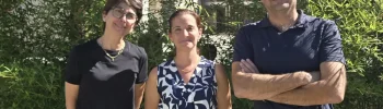 Équipe de direction de la Sainte-Famille de Moissac avec Élise Nouals, Sandrine Crabol et Fabien Sazy