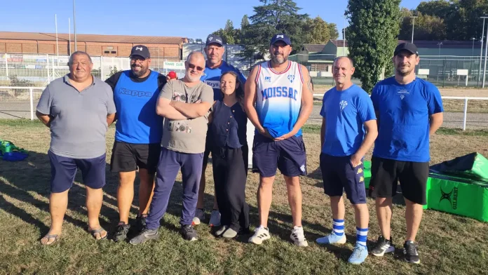 Le staff de l'Avenir Moissagais pour la saison de rugby 2026-2027